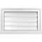 Ekena Millwork Vertical Surface Mount PVC Gable Vent: Functional, w/ 2"W x 2"P Brickmould Sill Frame, 22"W x 14"H GVPVE22X1403SF - alternate 1